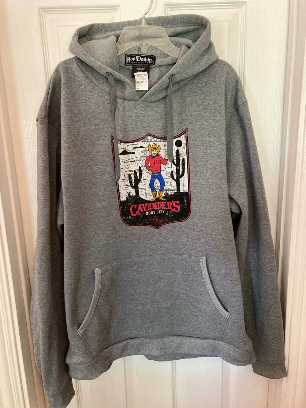 Cavender's Gray Graphic Hoodie - Men's